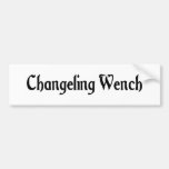 Changeling Wench Bumper Sticker