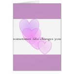 Changes of Love Cards