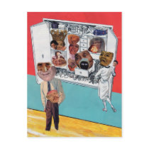Changing Faces postcards