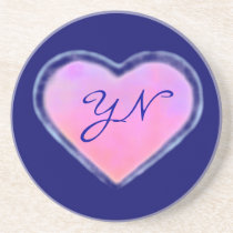 Changing Heart monogram coaster coasters