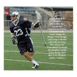 Changing Myself Lacrosse Poster