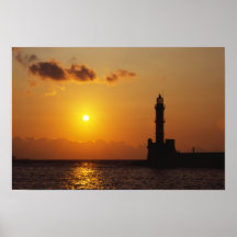 Chania Lighthouse Print