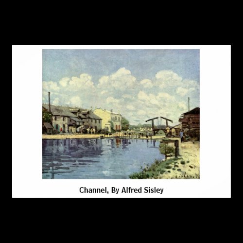 Channel, By Alfred Sisley Poster