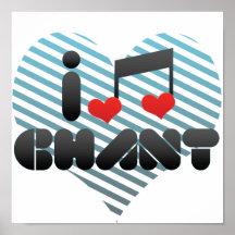 Chant fan poster