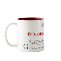 Chant: it's what's for Mass Mug