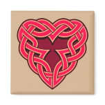 Chante Heartknot Square Magnet