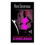 "Chanteuse" Singer Songwriter Vocalist Musician Business Card