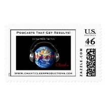 Chanticleer Production Podcasts Stamp