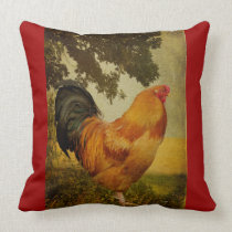 Chanticleer Rooster Pillow by Lois Bryan pillows