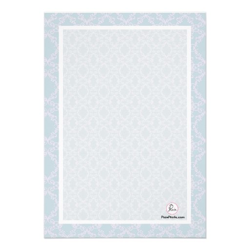 Chantilly Baptism Invitation