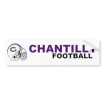 Chantilly Football bumper stickers