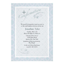 Chantilly Religious Confirmation Invitation