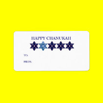CHANUKA Gift Label labels