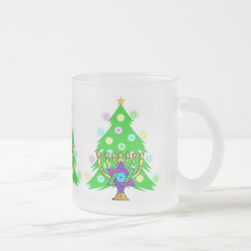 Chanukah and Christmas Coffee Mugs