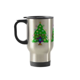 Chanukah and Christmas mug