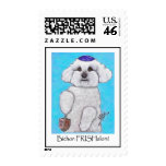 Chanukah Bizou the Bichon postage