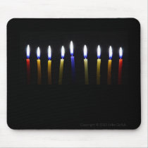 Chanukah candles mousepad