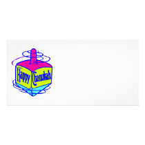 Chanukah Dreidel photo cards