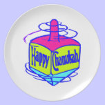 Chanukah Dreidel plates