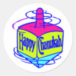 Chanukah Dreidel Stickers
