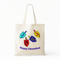 Chanukah Dreidels bags by holidaytime Chanukah Dreidels bags