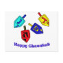 Chanukah Dreidels Post Card