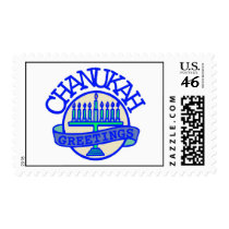Chanukah Greetings postage