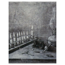 chanukahblackandwhite custom letterhead