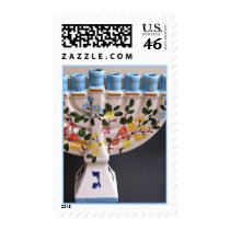 Chanukiah Close up Postage Stamps