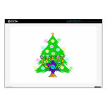 Chanukkah and Christmas Decal For 17" Laptop