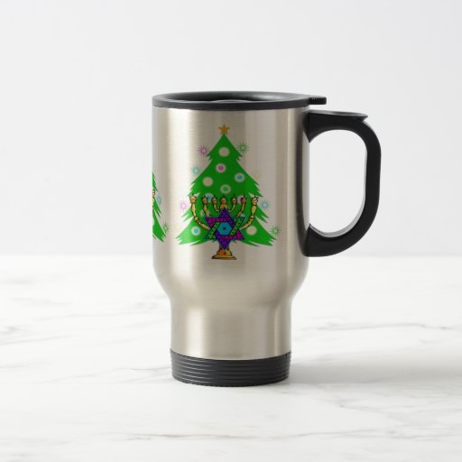 Chanukkah and Christmas Mugs