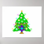 Chanukkah and Christmas Poster