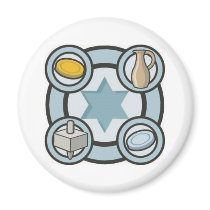 Chanukkah magnets by holidayme Chanukkah magnets