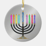 Chanukkah Menorah Ornaments