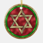 Chanukkah Star of David Christmas Tree Ornament
