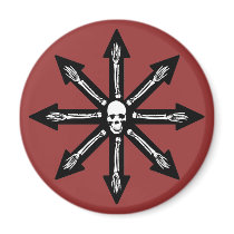 Chaos Bones Refrigerator Magnet
