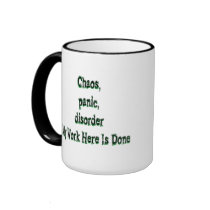 Chaos Panic Disorder mugs