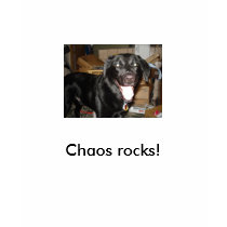 Chaos rocks! - Customized t-shirts