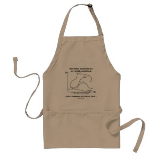 Chaos Theory's Butterfly Effect apron