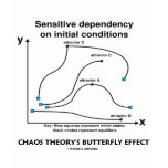 Chaos Theory's Butterfly Effect Tshirts
