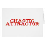 chaotic attractor greeting card