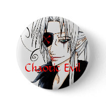 Chaotic Evil Pinback Buttons