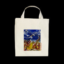 Chaotic Passion Organic Grocery Tote Bag bags