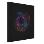 Chaotic Rainbow Fractal on Canvas Canvas Prints