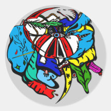 Chaotic Sticker