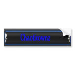 ChaoticOwnz Bumper Sticker (ns)