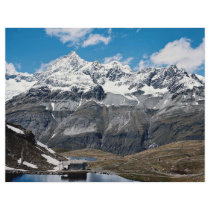Chapel at Schwarzee and Zinal Rothorn, Switzerland Flyer