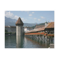 Chapel Bridge, Lucerne, Switzerland postcards