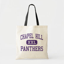 Chapel Hill - Panthers - High - Douglasville Canvas Bags