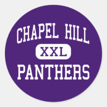 Chapel Hill - Panthers - High - Douglasville Round Sticker